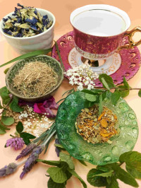 Botanical Tea display